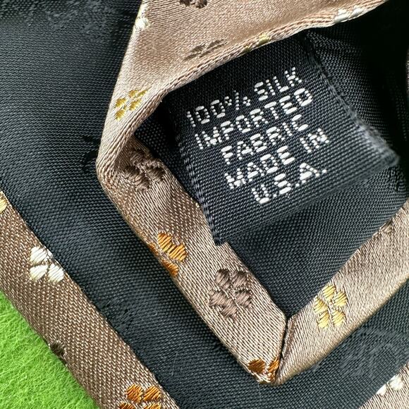 Murano Imported Silk 100% Made in USA  4" x 58" Vintage Embroidered Pattern - Picture 8 of 9